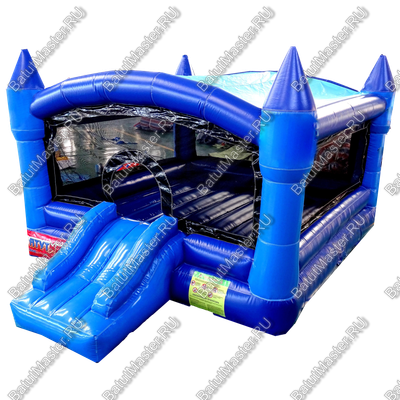 Детский надувной батут "Мини-замок" с крышей 3.5*2.5*2 м