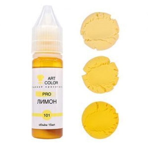 Гелевый краситель Желтый Лимон Art Color 15г