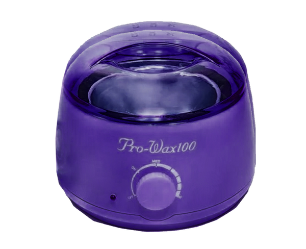 Воскоплав для горячего воска для депиляции Pro-Wax 100 Баночный разогреватель Фиолетовый