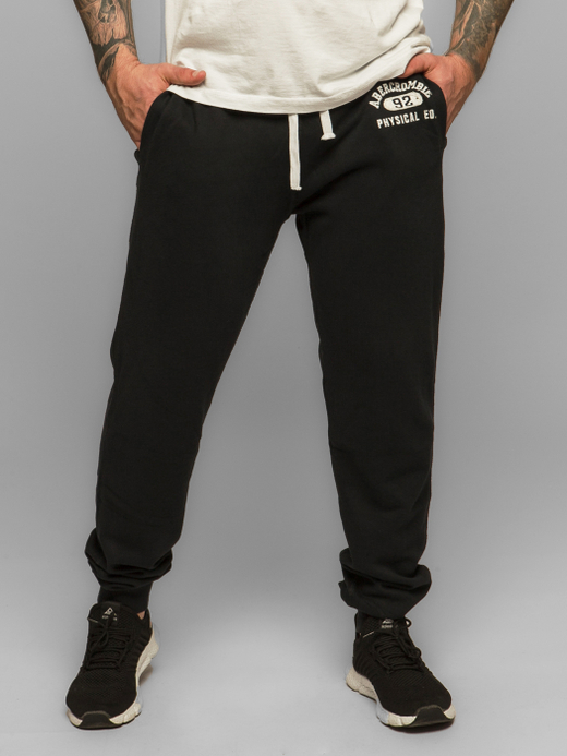 Трикотажные брюки с манжетами Abercrombie & Fitch ABT4