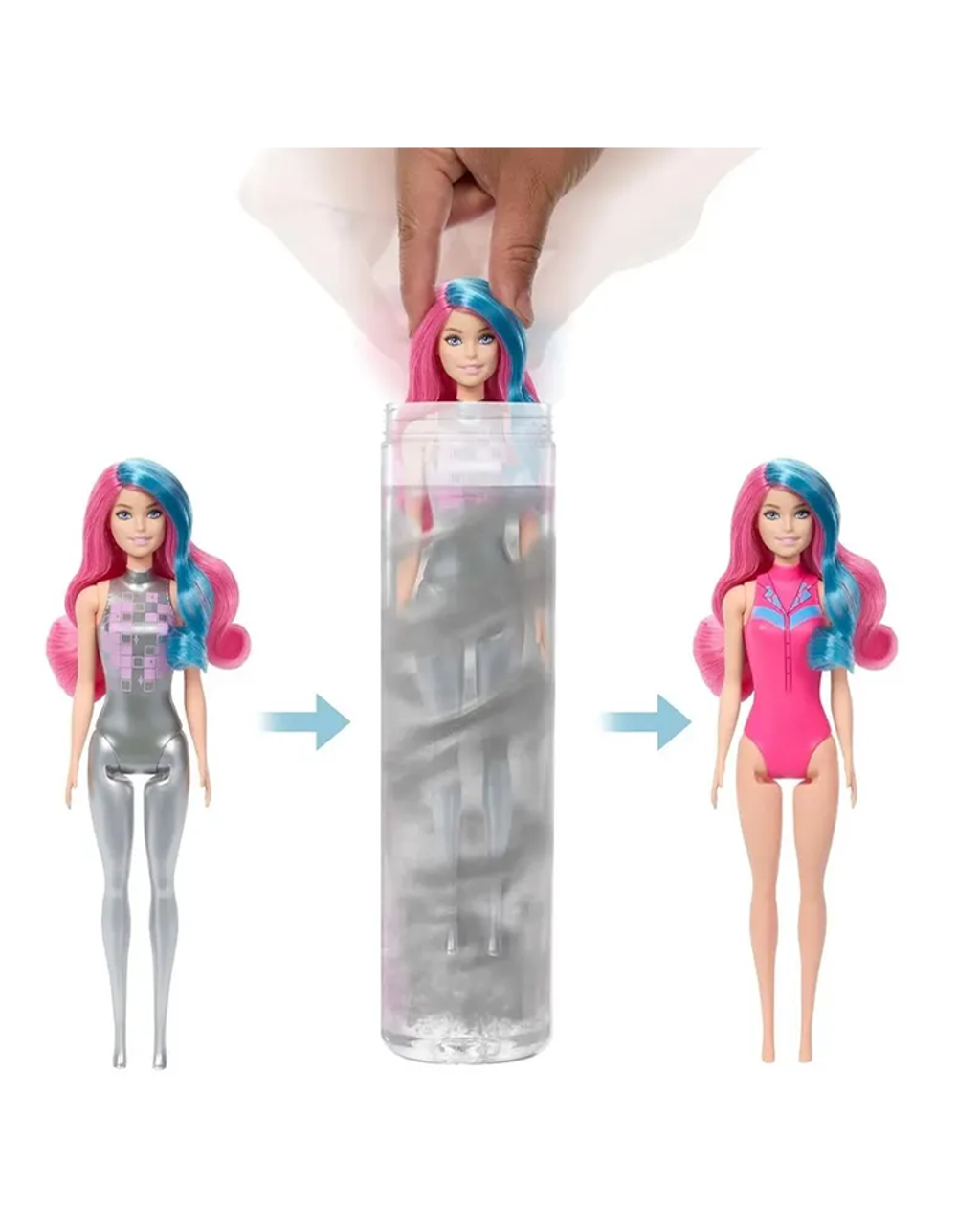 Кукла Барби Color Reveal Disco Star JCP01