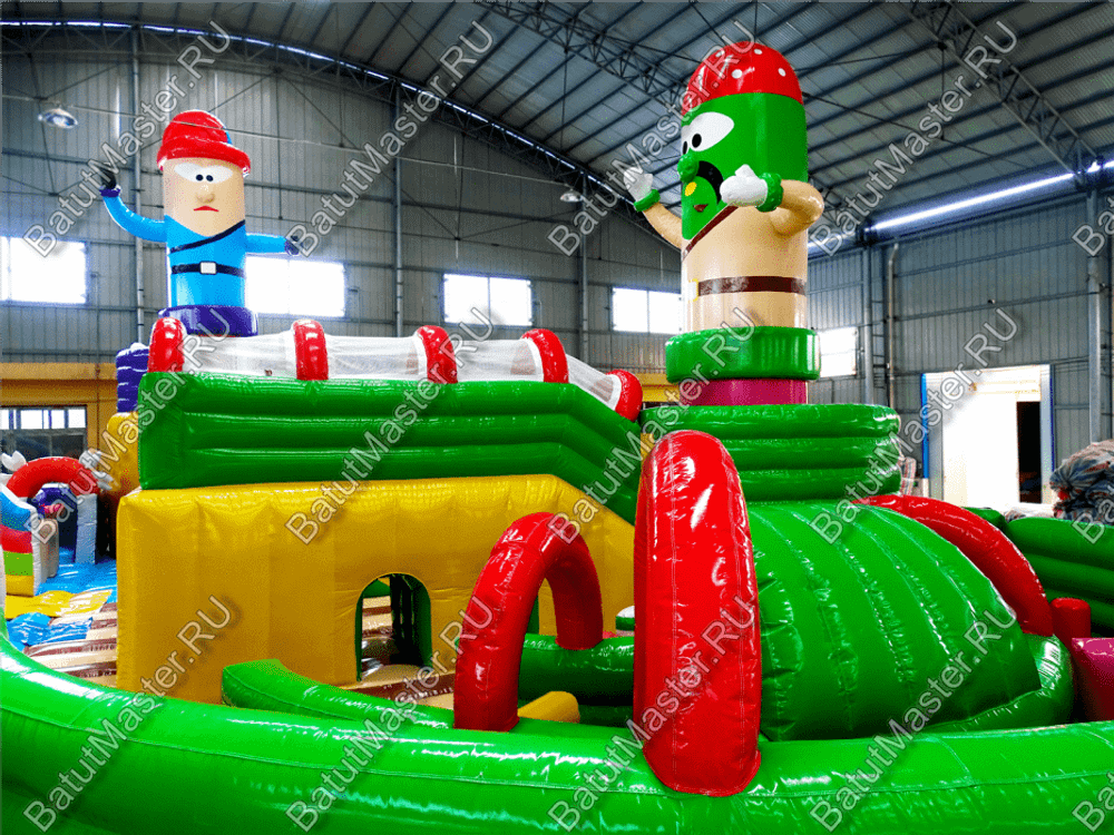 Надувной батут «Детский мегапарк» 18*18*8 м