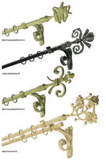 Наконечники кованые Шато Заглушка d20 мм (цвета белое золото, белое серебро, ваниль/золото, ваниль/медь, фисташковый/золото, коричневый/серебро, коричневый/медь, черный/золото/патина, черный/зеленый/золото, черный/золото, черный/зеленый, черный)