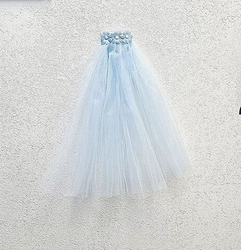 Мини фата коралловая SvetikFantasy "Для девичника" №5613.135