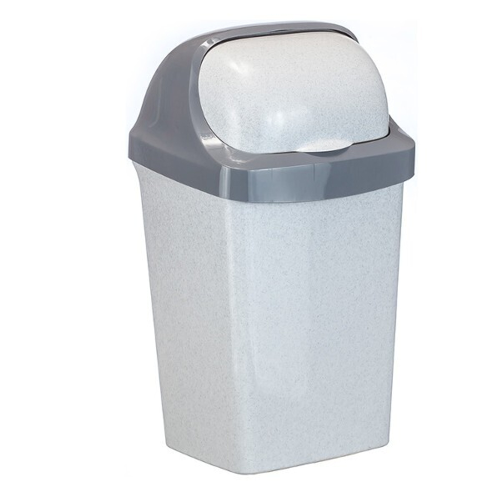 Контейнер для мусора с плавающей крышкой РОЛЛ ТОП 15л М2466