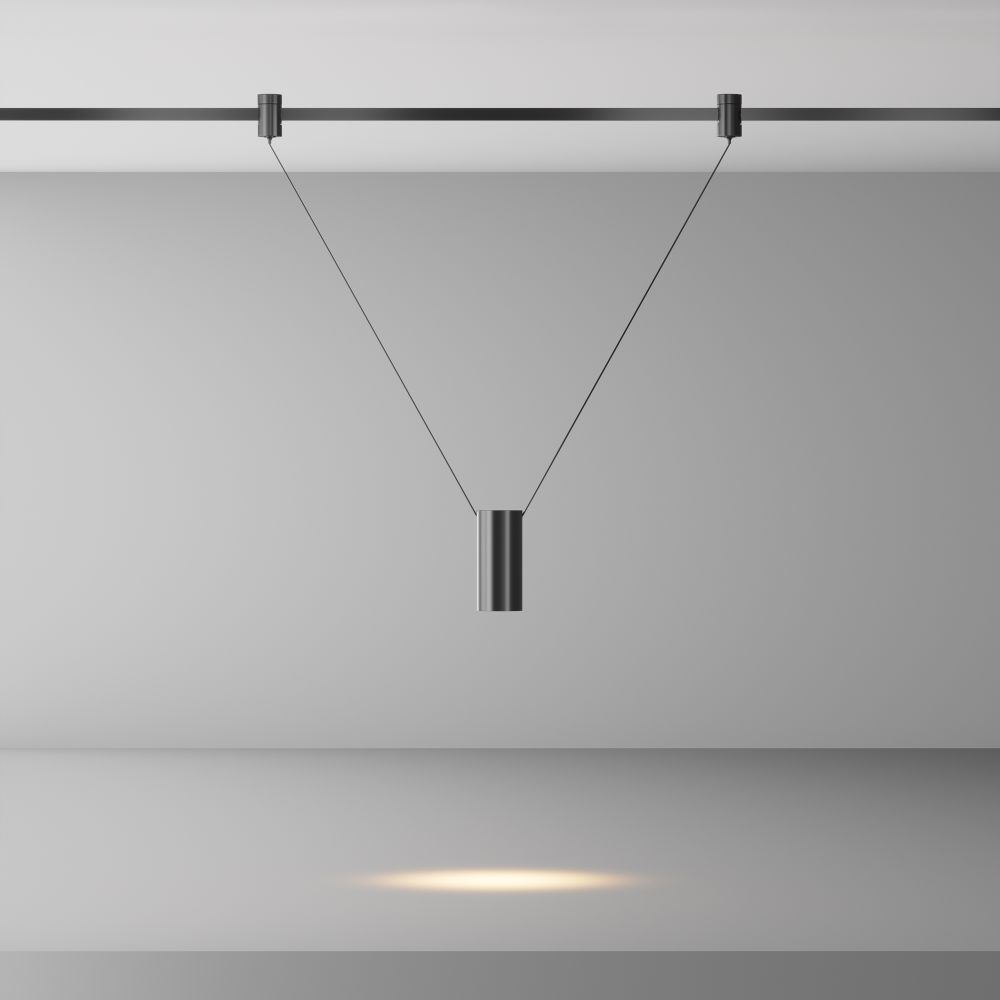 Трековый магнитный светодиодный светильник Maytoni Flarity   TR157-1-12W3K-B