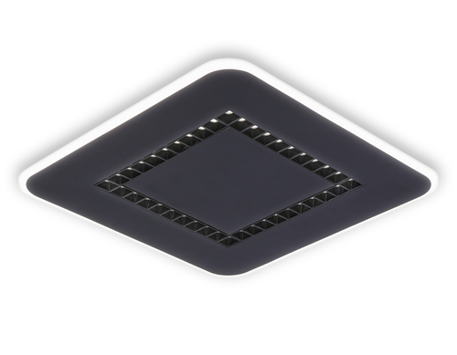 FL51419 BK черный 3000K/4200K/6400K 68W 488*488*40 (ПДУ ИК)