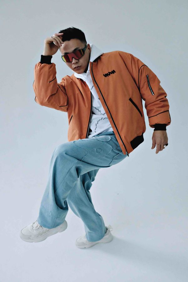 Бомбер оранжевый - фото 6