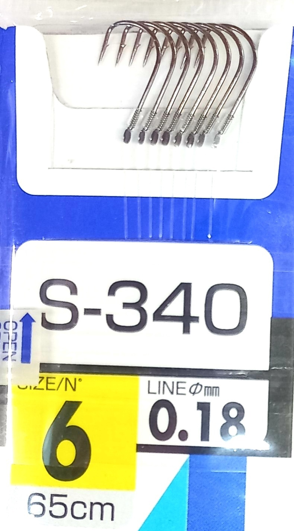 Поводок с крючком Owner S-340 65см