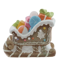 Фигрка декоративная "Сани" с подсветкой (АААх3, н/п), L38 W22 H35 см