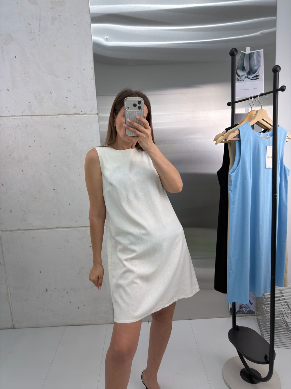 Платье льняное