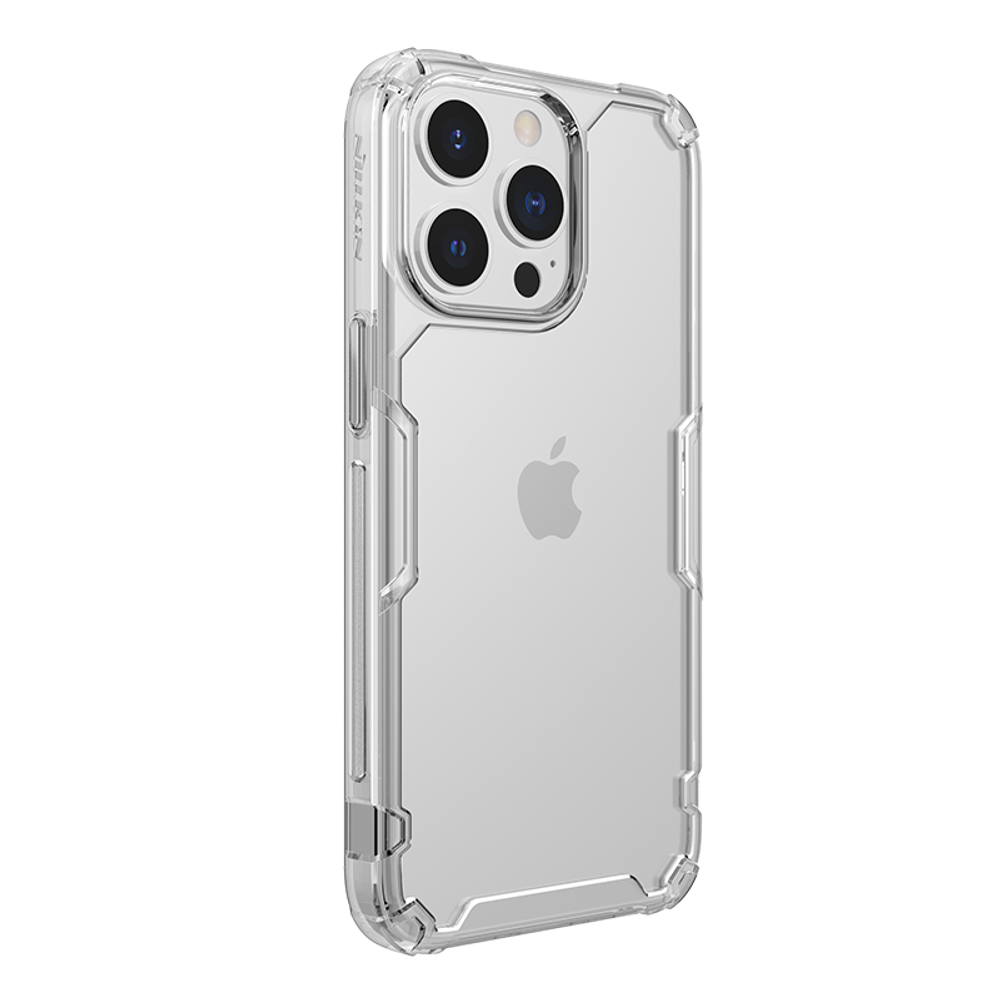 Усиленный прозрачный чехол от Nillkin для телефона iPhone 13 Pro, серия Nature TPU Pro Case