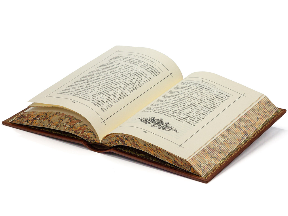 "Хороший тон", переиздание 1881 года. Подарочная книга в кожаном переплете