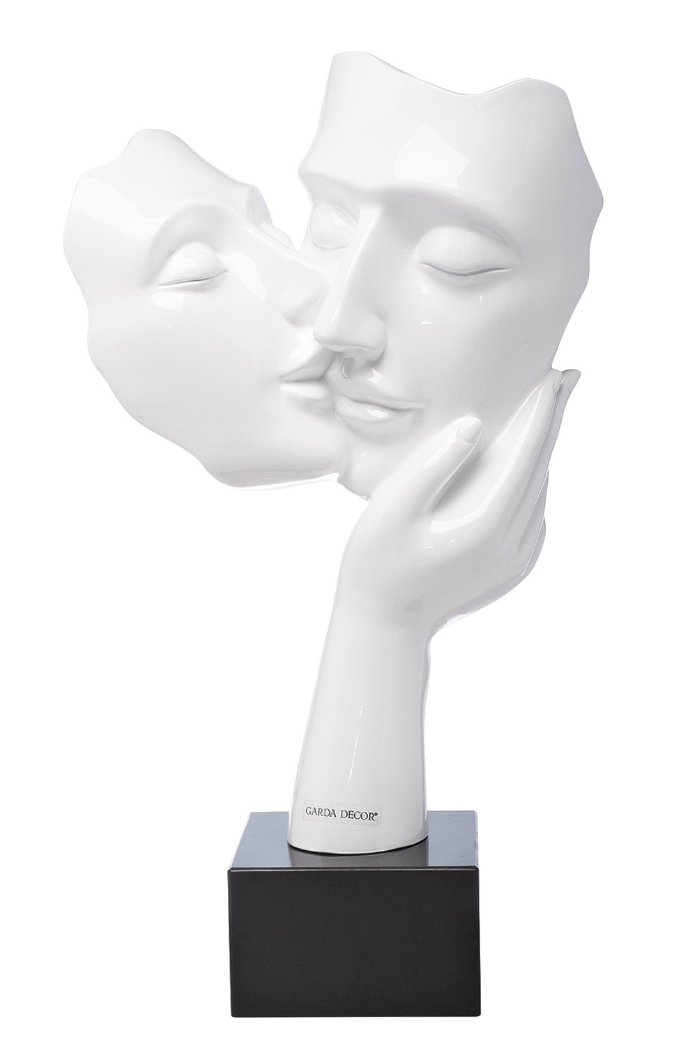 Статуэтка Поцелуй Garda Decor белый