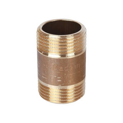 Удлинитель резьбовой STOUT SFT 0062 - 1" длина 50 мм (НР/НР, латунь без покрытия)