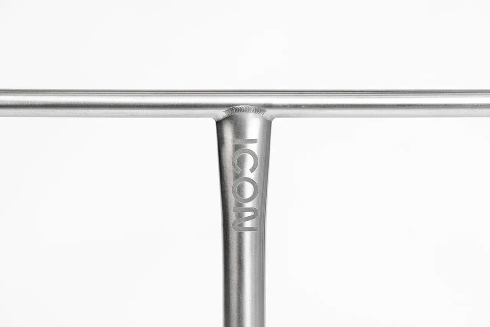 Руль титановый ICON PARTS "CLASSIC" 61*67 cm OVERSIZE SCS, Некрашеный