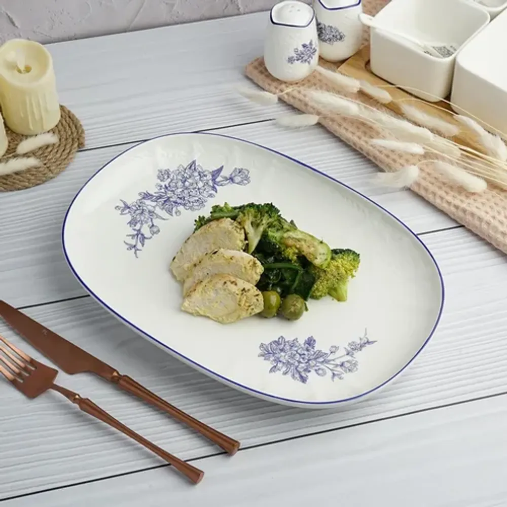 Блюдо овальное 31*21,7 см h3 см Sea Flower P.L. Proff Cuisine [1]