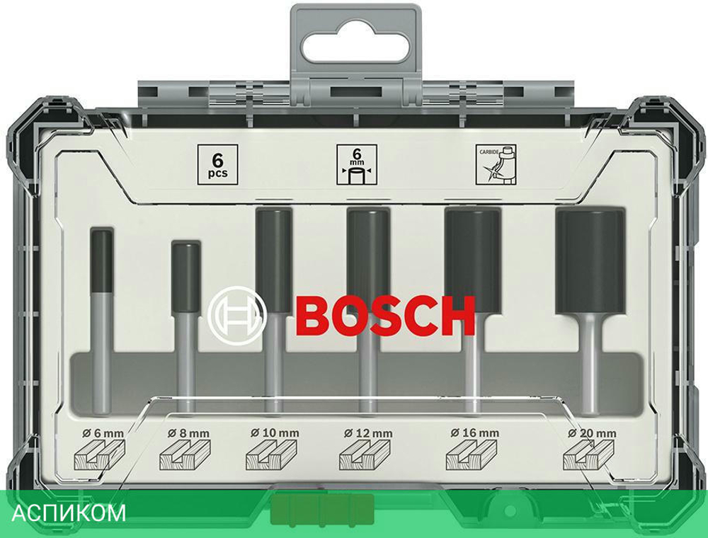Набор фрез Bosch по дереву 6 шт (2.607.017.467)