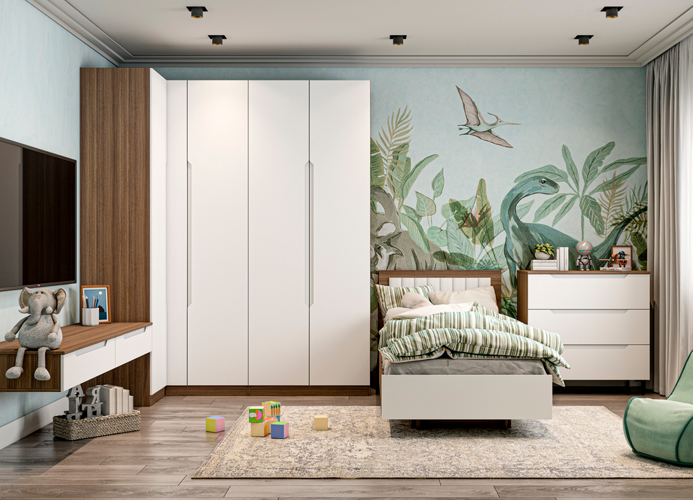 Детская Роза фасад Тренто комплектация-1 (МБ1)