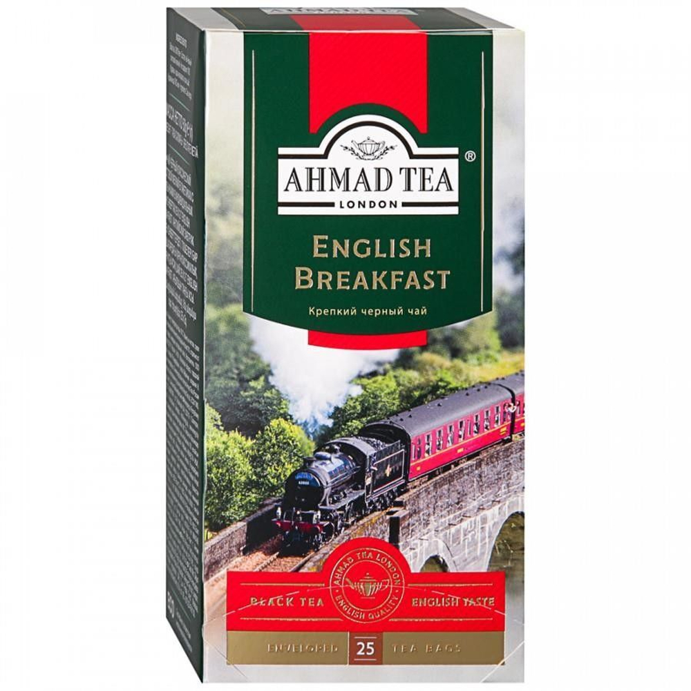 Чай Ahmad Tea English Breakfast, черный, 25 п