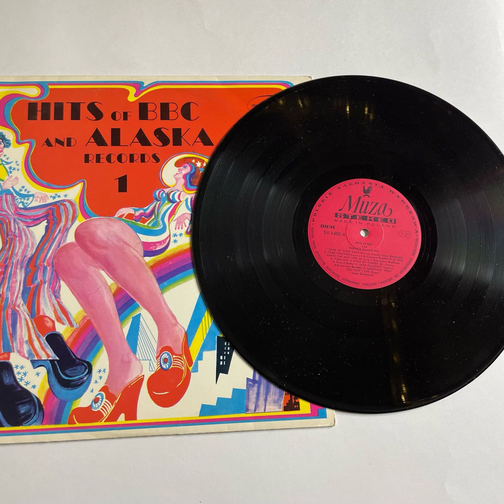 Винтажная виниловая пластинка LP Сборник Hits Of BBC And Alaska Records 1 (Польша 1977)