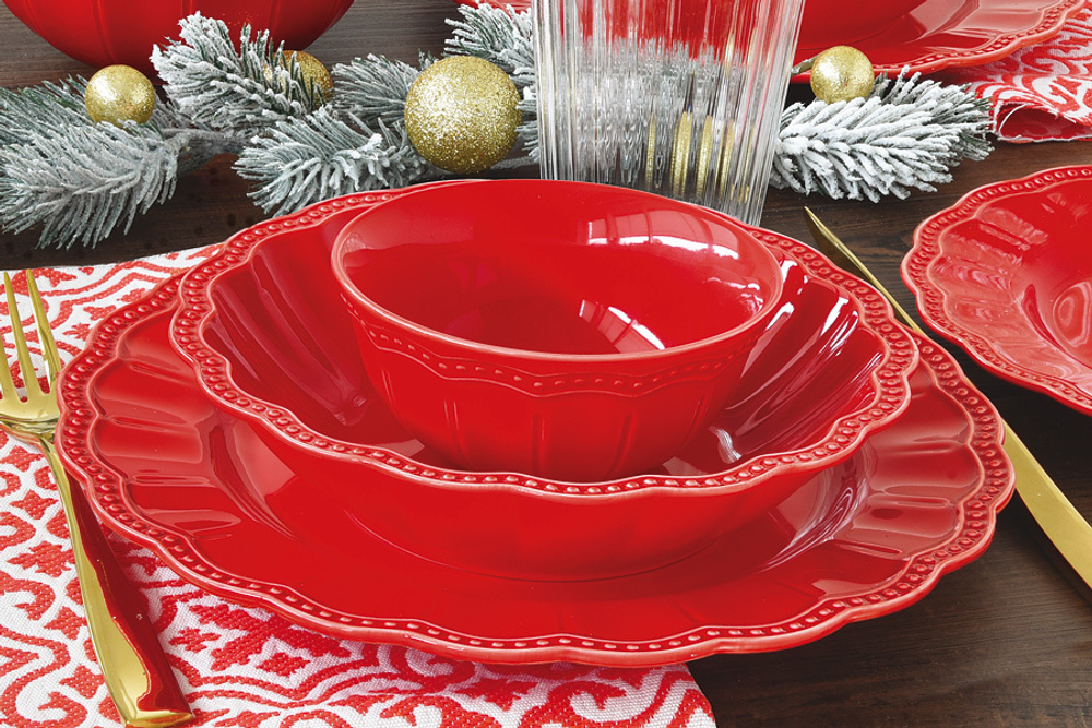 Салатник 16см Easy Life Elite красный