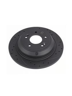 Диск тормозной задний перфорированный PRO-LINE с покрытием комплект HYUNDAI GENESIS 13-> GANZ GIJ06271S