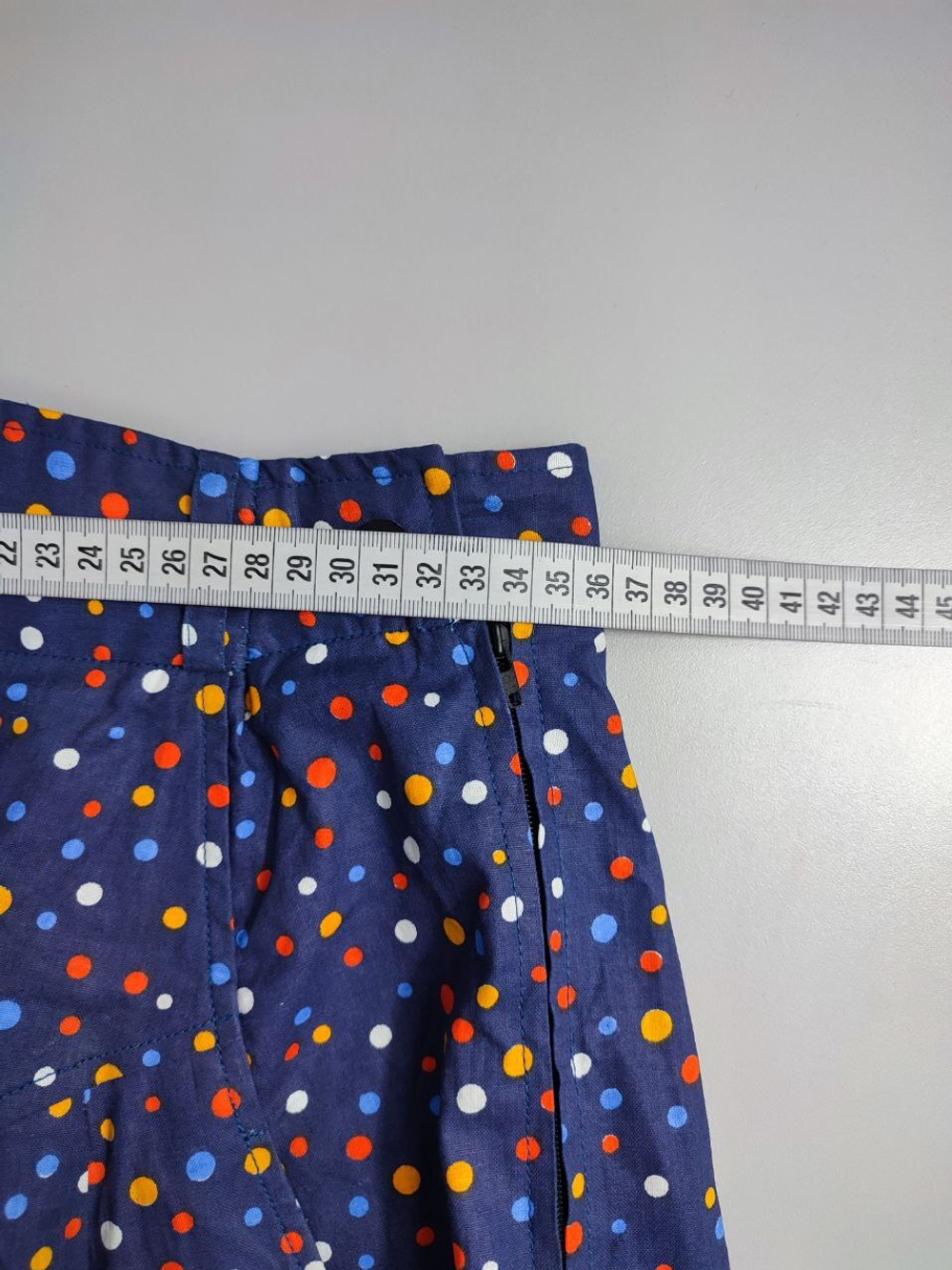 Юбка в разноцветный горох 44-46 размер