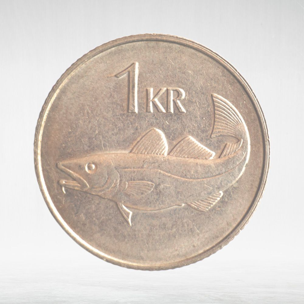 Iceland, 1 Króna, 1981, VF