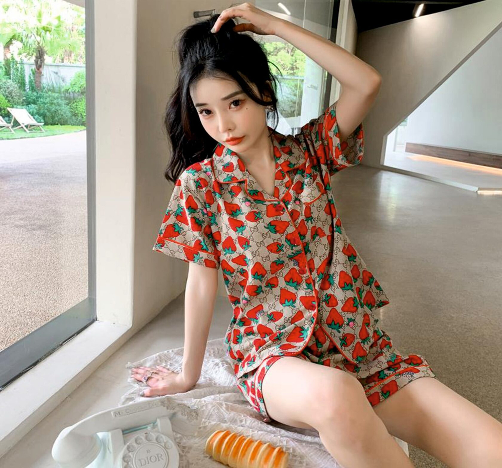 [m]Пижама ш/в шорты+рубашка 9511