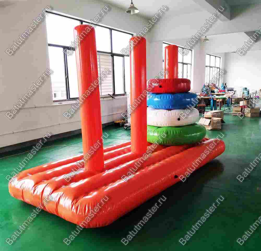Надувная командная игра "Набрось кольцо", 3*2*2 м