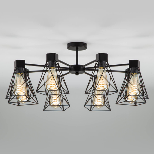 Потолочная люстра Eurosvet 70107/8 черный