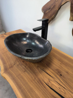 Раковина из речного камня RS-65883 45х34х15 из натурального камня