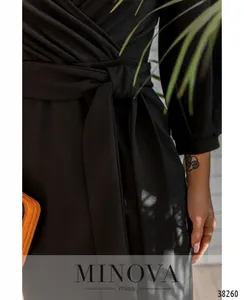 Платье 3138-черный Minova