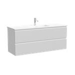 Тумба подвесная Sancos Snob R 1195х390х500, Bianco, SNR120/39W