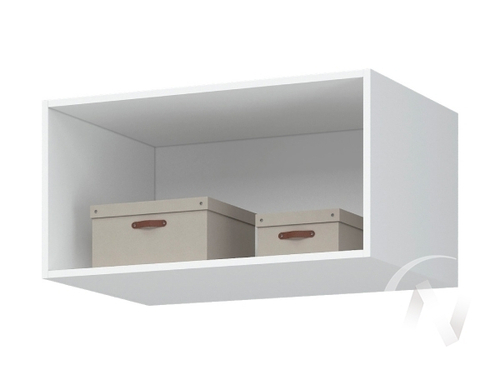 Антресоль 800 АН-01 Лион (белый/белый)