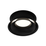 DK2403-BK Встраиваемый светильник влагозащ., IP 44, 10 Вт, GU10, черный, алюминий