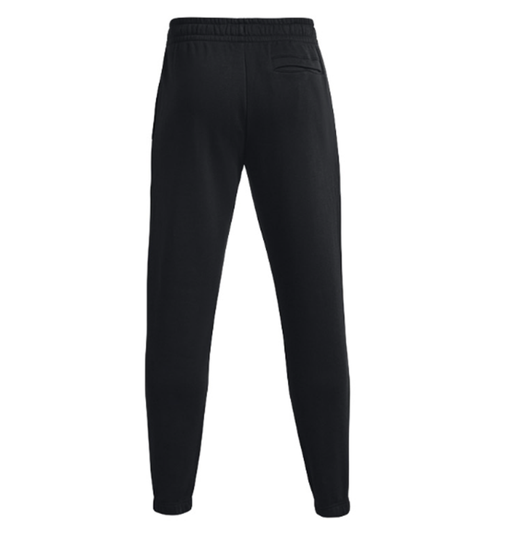 Теннисные брюки Under Armour Men's UA Essential Fleece Joggers - black/white