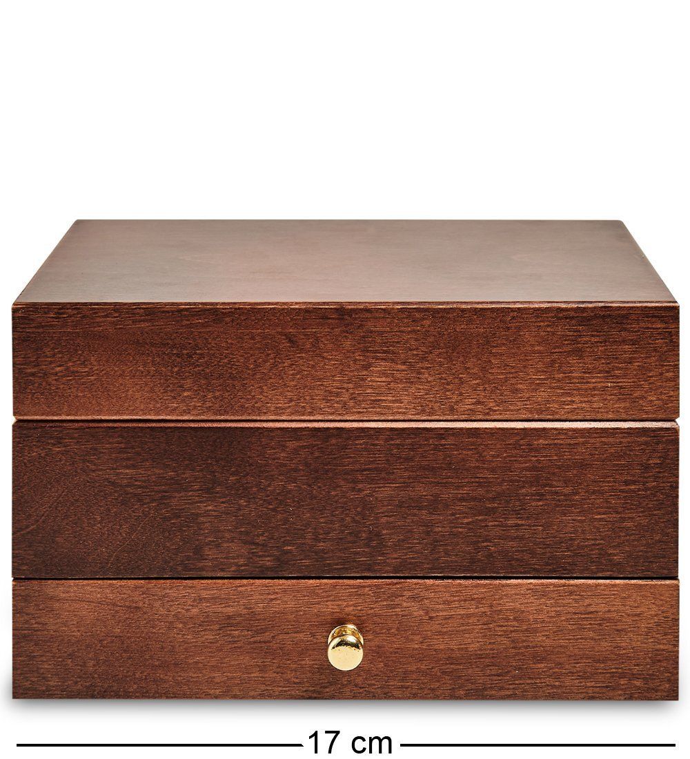 JW-01 Шкатулка деревянная под украшения 17х13 см
