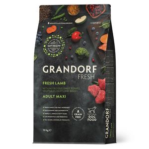 Сухой корм GRANDORF Fresh Dog Adult MAXI Lamb&Sweet Potato для собак крупных пород из свежего мяса ягненка с бататом