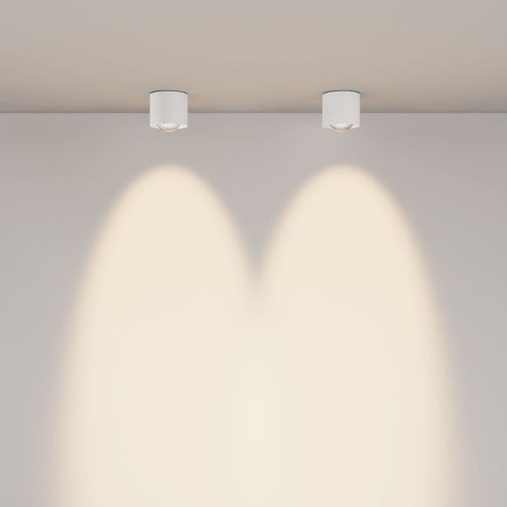 Потолочный светодиодный светильник Maytoni Technical Ceiling Lens C217CL-15W3K-W