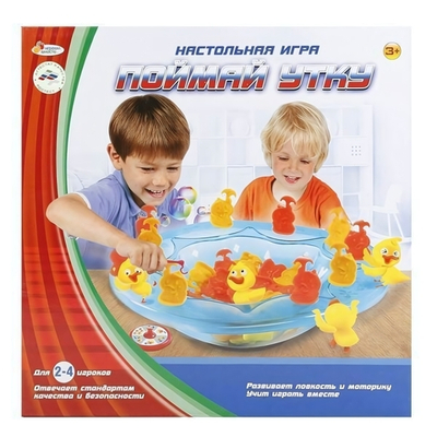 Настольная игра "Поймай утку" (Играем вместе)