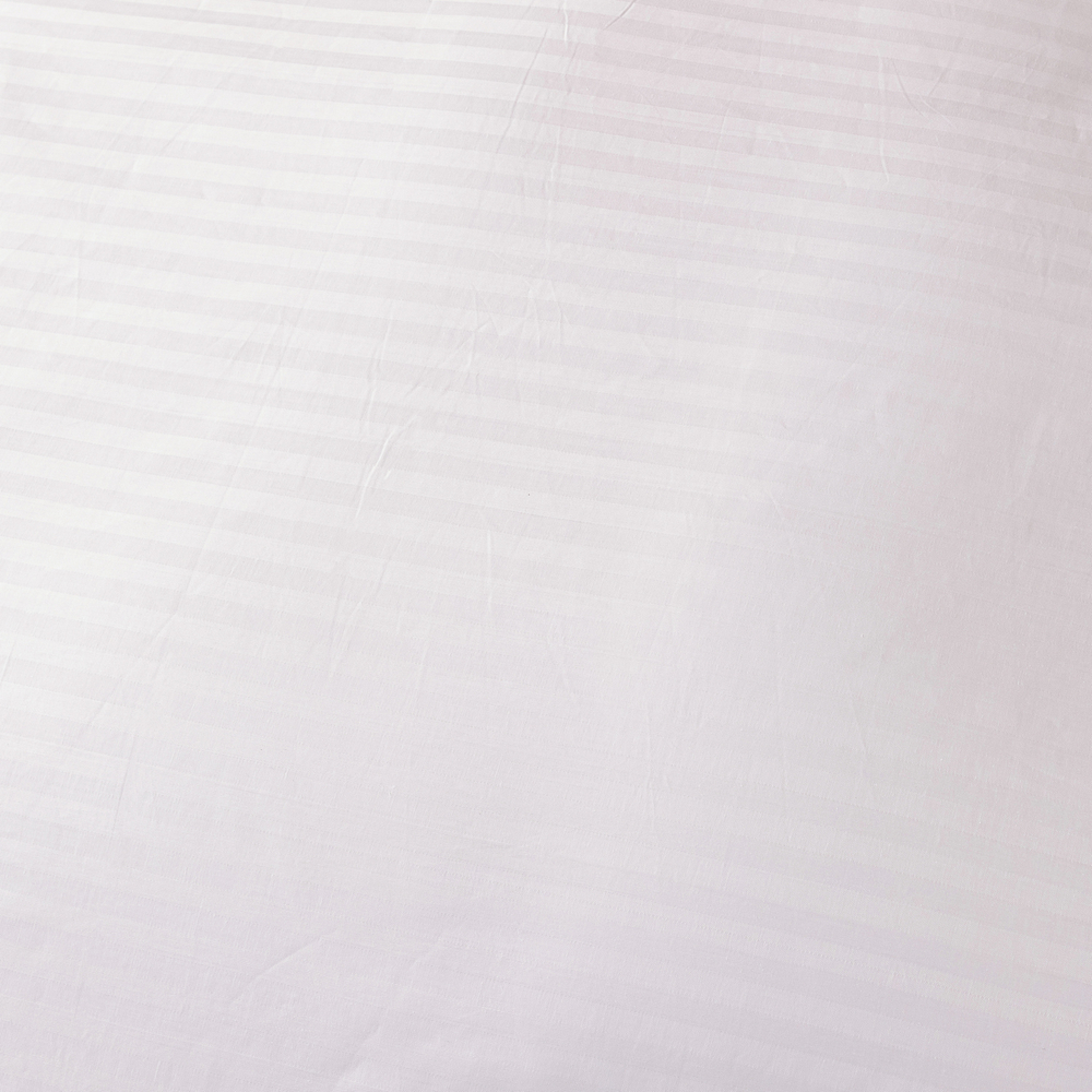 Пододеяльник 150х210 Страйп Сатин Однотонный Отель белый 100% Хлопок 1x1 P1CTH036150210