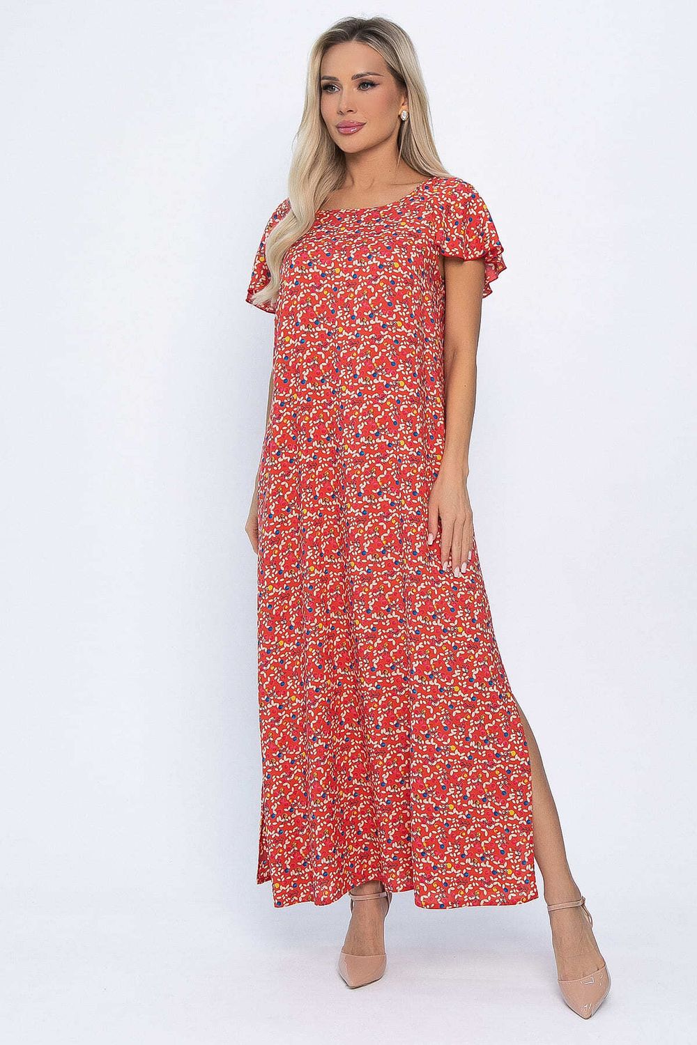 Платье Вечер свиданий (красное) П13829-16М LT Collection