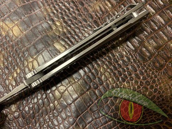 Складной нож STEELCLAW бабочка Секиро-01 c клинком из стали D2, рукоять Stainless Steel