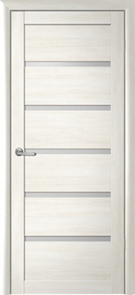 Межкомнатные двери Вена, Эко-шпон, Белый кипарис