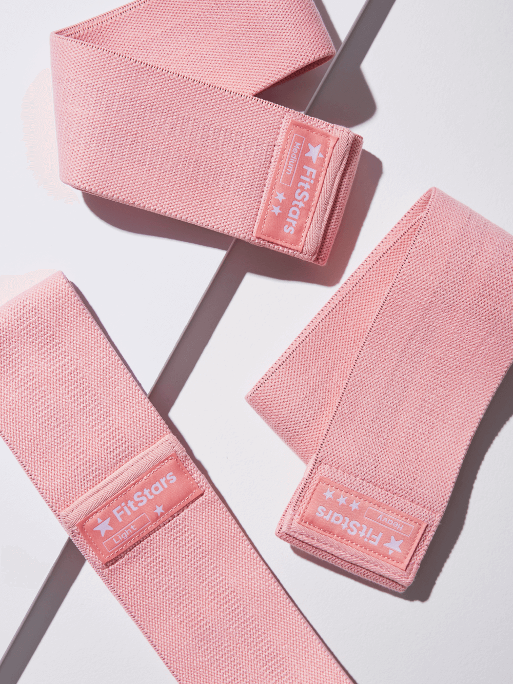 Набор фитнес-лент тканевых, 3шт