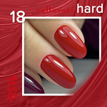 Цветная жесткая база Colloration Hard №18 - Шикарный классический красный (20 мл)