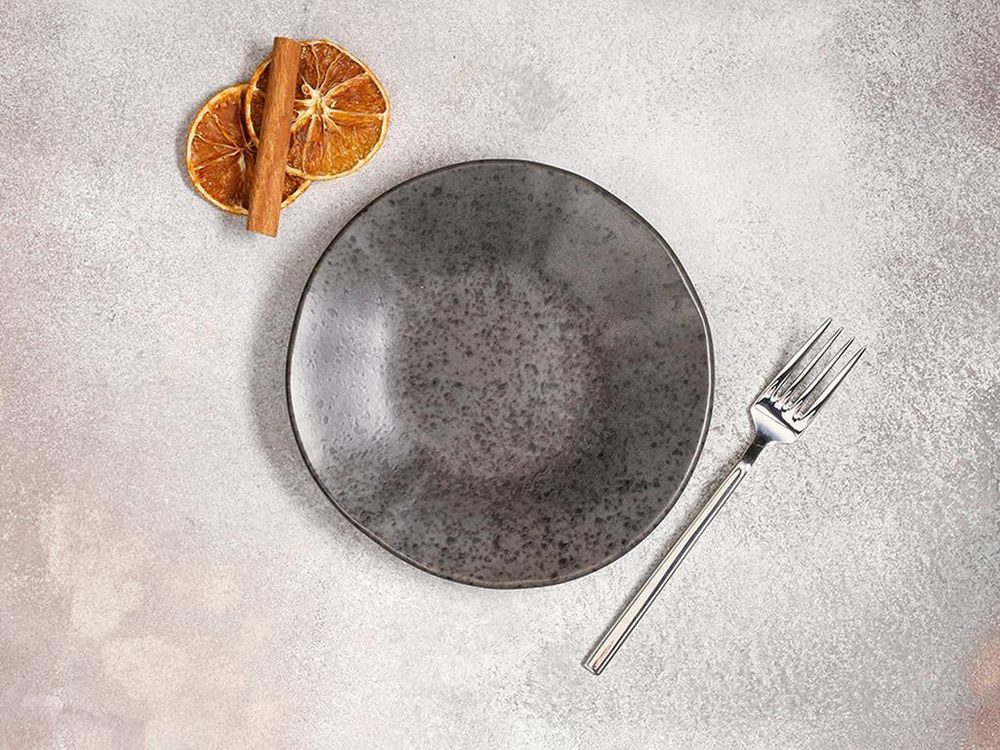 Тарелка d 17 см h 2,2 см, Stoneware Ironstone