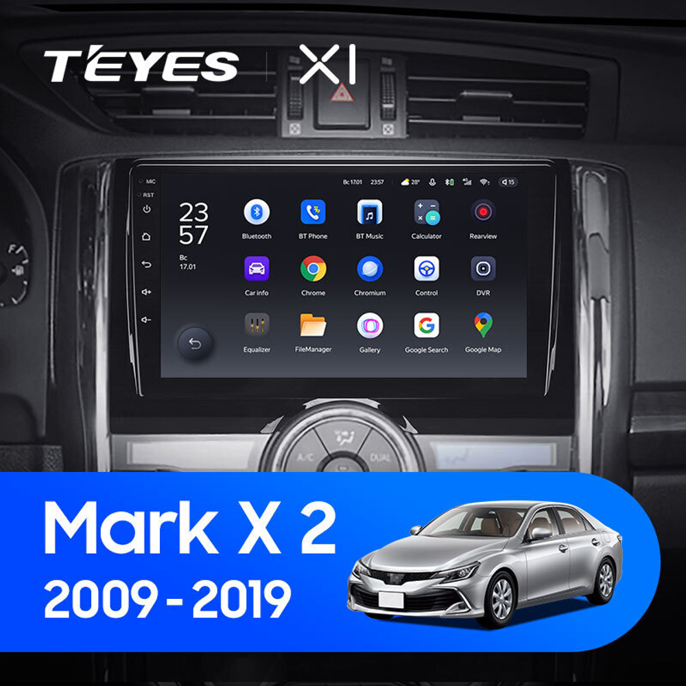 Teyes X1 9" для Toyota Mark X 2009-2019